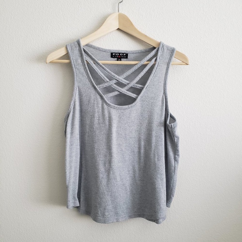 Poof New York Tank Top (Grey - Sz M)